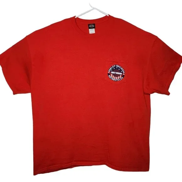 Harley Davidson Pocket T Shirt - Men's 2XL - Danville , VA - Picture 3 of 11